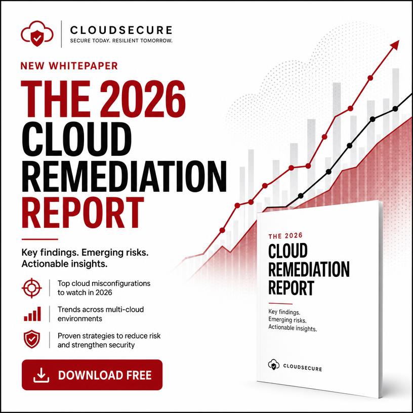 The 2026 Cloud Remediation Report whitepaper advertisement